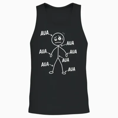 Aua Au Dem Alter Entsprechen Guter Zustand Lustig Geburtstag Unisex Tank Top - Black