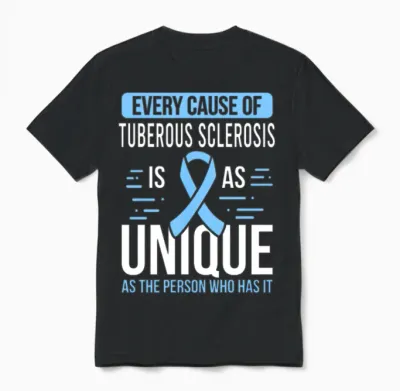 Tuberous Sclerosis Complex Tsc Month Day Warrior Unisex T-Shirt - Black