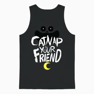 Child Poppy Playtime Catnap Is Your Friend For Unisex Tank Top - Black