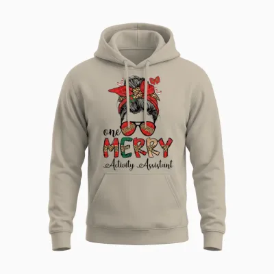Activity Assistant Christmas Activity Professional Unisex Hoodie - Sand