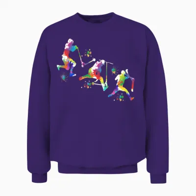Stunt Scooter Unisex Sweatshirt - Purple