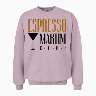 Espresso Martini Club | Kaffee Cocktail Cafe Coffee Bar Team Unisex Sweatshirt - Light Pink