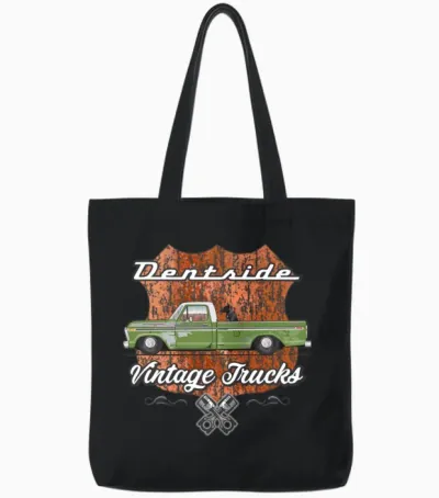 Dentside Limestone Green Tote Bags - Black