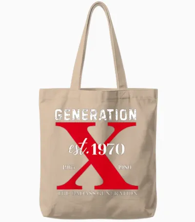 Gen X 1970 Before You Were Born Was Sissie Skull Tote Bags - Natural