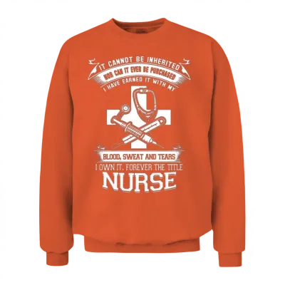 Nurse Labor & Delivery Nurses Funny Male Nurse N Unisex Sweatshirt - Orange