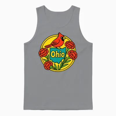 Retro Ohio Unisex Tank Top - Sport Grey