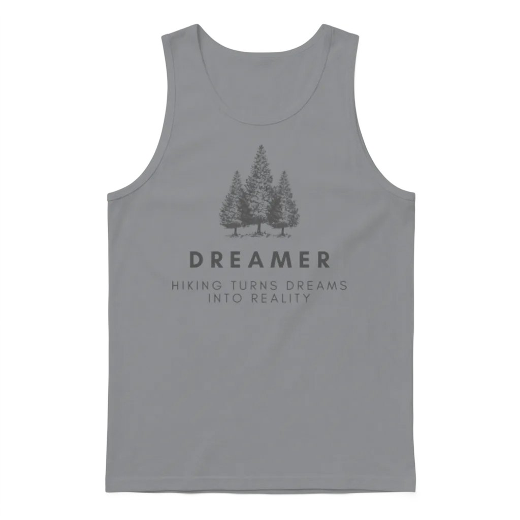 Hiking Dreamer โ & Outdoors Gift Unisex Tank Top - Sport Grey