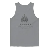 Hiking Dreamer — & Outdoors Gift Unisex Tank Top - Sport Grey – 1