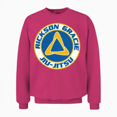 Rickson Gracie Jiu-Jitsu Unisex Sweatshirt - Heliconia