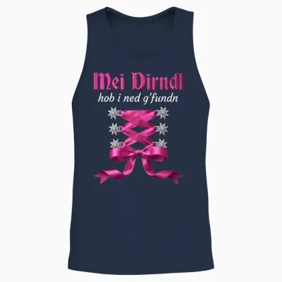 Trachtenshirt Damen Trachten T-Shirt Passend Für Oktoberfest Unisex Tank Top - Navy