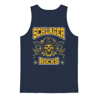 Folk Music Party Festival Outfit German Hits Unisex Tank Top - Navy – 1