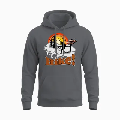 Take a Hike Unisex Hoodie - Charcoal