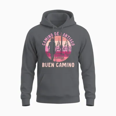 Buen Camino De Santiago De Compostela Jakobsweg Unisex Hoodie - Charcoal