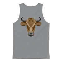 Bull Head 2 Unisex Tank Top - Sport Grey – 1