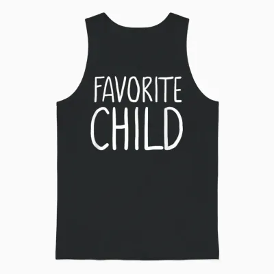 Favorite Child Funny Novelty | Mom/dad's Favorite Unisex Tank Top - Black