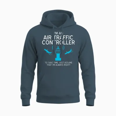 Air Traffic Controller Atc Air Traffic Control Unisex Hoodie - Dark Heather
