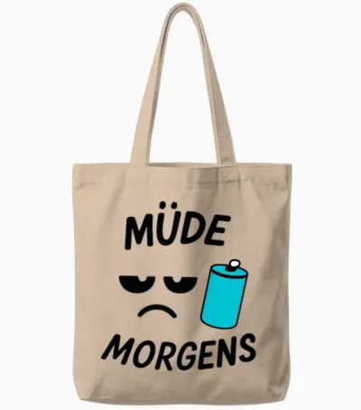 Cooler Abdruck Jugendliche Tote Bags - Natural