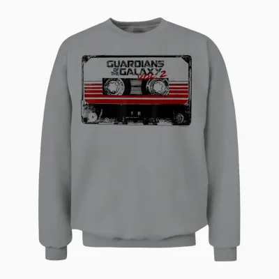 Marvel Guardians of the Galaxy Vol 2 Awesome Mix Tape Logo Unisex Sweatshirt - Sport Grey