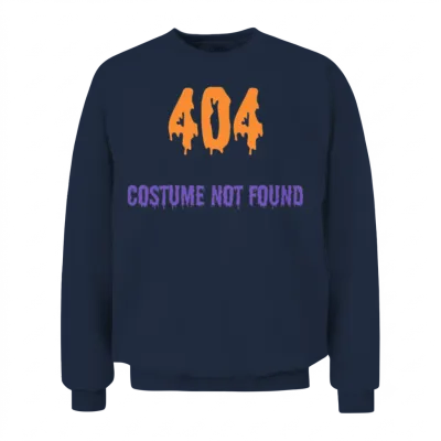 404 Costume Not Found - Halloween Party Unisex Sweatshirt - Navy