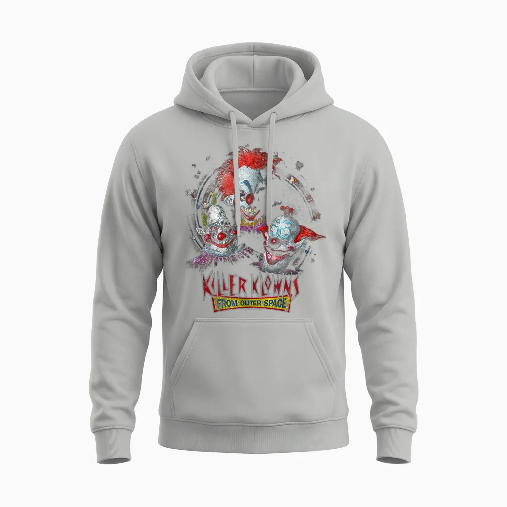 Killer Klowns from Outer Space Killer Klowns Unisex Hoodie in Ash