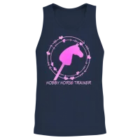 Hobby Horse Hobbyhorse Hobby Horsing Unisex Tank Top - Navy – 2