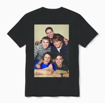Take That Boy Band Gruppenfoto 1993 Unisex T-Shirt - Black