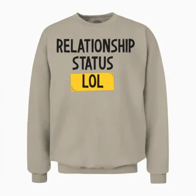 Funny Lol Status Unisex Sweatshirt - Sand