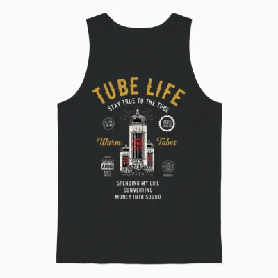 🔥 Tube Life ⚡️ Stay True to the Tube Unisex Tank Top - Black