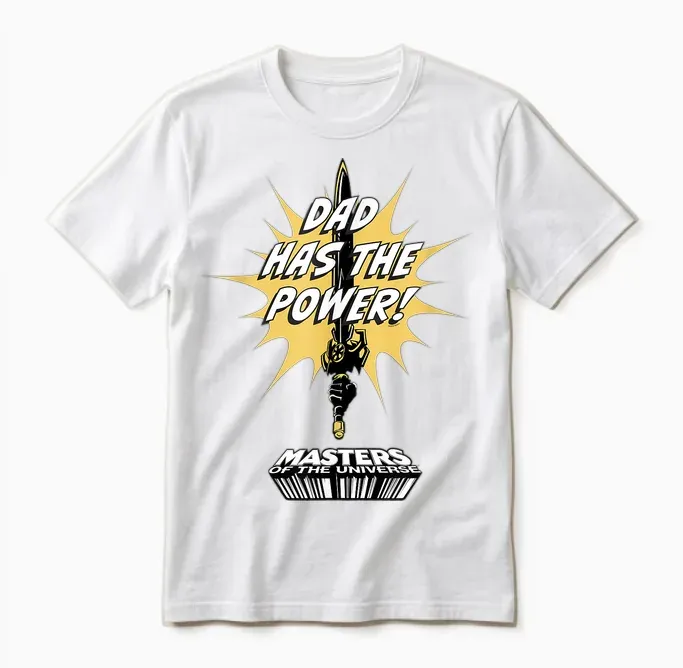 He-Man Vatertag Papa Hat Die Macht Unisex T-Shirt in White