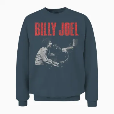 Billy Joel Live Official Unisex Sweatshirt - Dark Heather