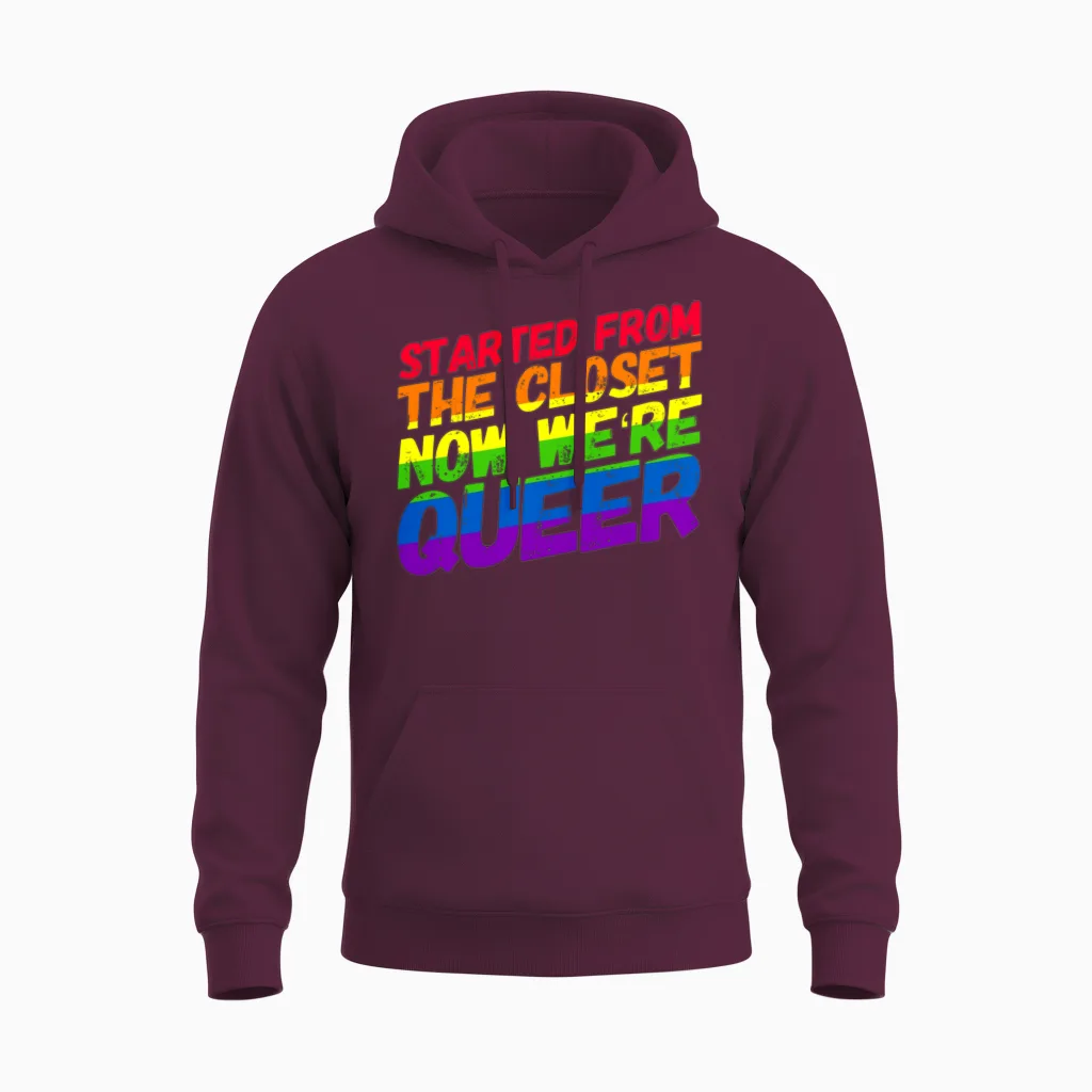 Homosexuality Gay Pride Lgbt Csd Unisex Hoodie in Maroon