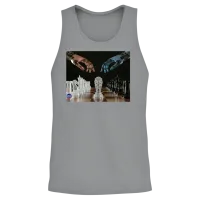 Crystal Robotic Chess Clash Unisex Tank Top - Sport Grey – 2