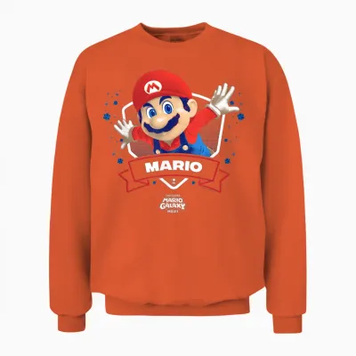 The Super Mario Galaxy Movie Mario Champion Unisex Sweatshirt - Orange