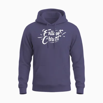 Follow Christ Unisex Hoodie - Heather Sport Dark Navy