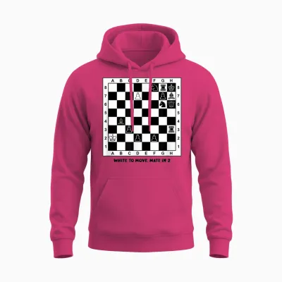 Funny Puzzle of Unique Chess Soldier Unisex Hoodie - Heliconia