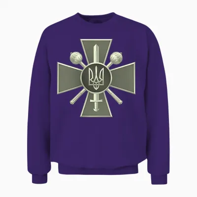 Zelenskyy Ukrainisches Armee-Hemd Ukraine Militär Ukraine Unisex Sweatshirt - Purple