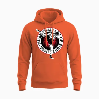 Muay Thai Muay Thai Limbs Muay Thai Boxing Art Unisex Hoodie - Orange