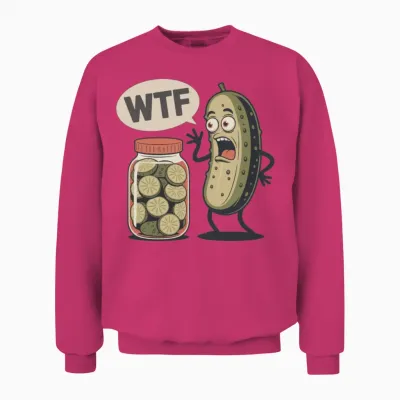 Funny Dill Pickle Unisex Sweatshirt - Heliconia