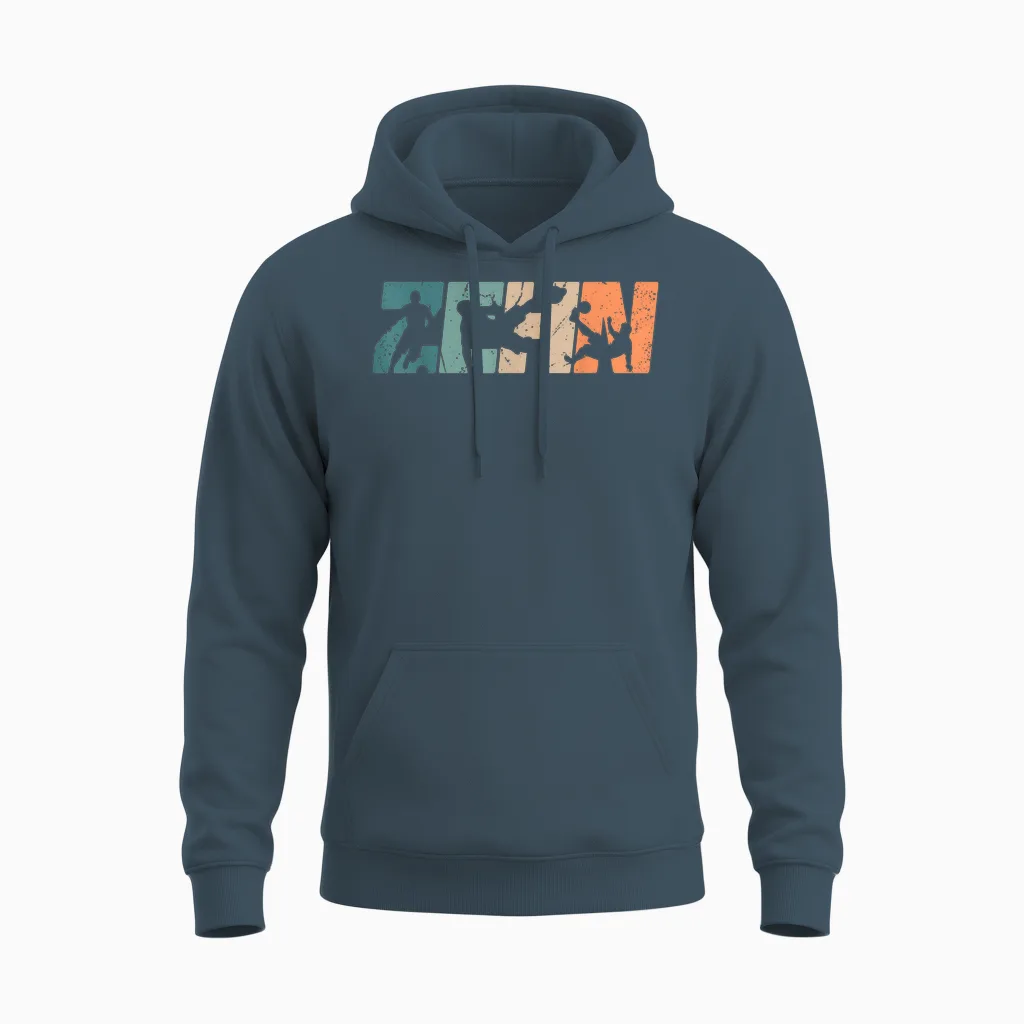 10. Geburtstag Retro Fussball Fan Spieler 10 Jahre Junge Unisex Hoodie in Dark Heather