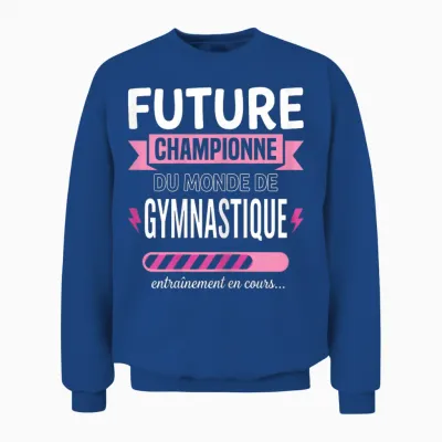 Future Championne De Gymnastique Fille Gymnaste Unisex Sweatshirt - Royal