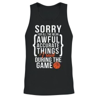Funny Basketball Player Design Unisex Tank Top - Black – 2