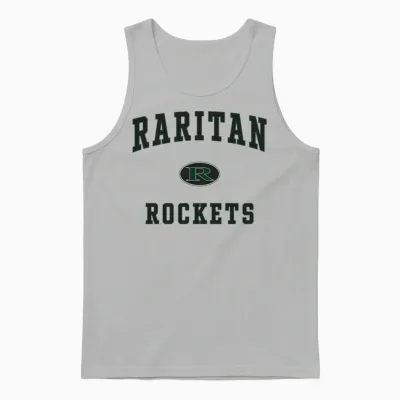 Raritan High School Rockets Unisex Tank Top - Ash