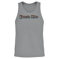Puerto Rico Gothic Unisex Tank Top - Sport Grey – 2