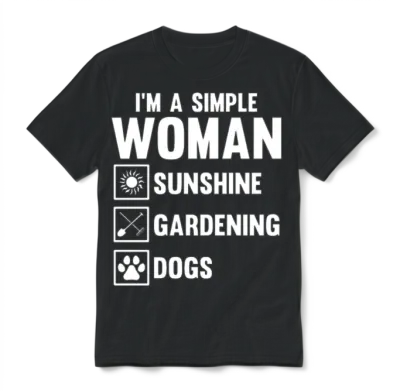 Gardening Gardener Gardening Dog Unisex T-Shirt - Black