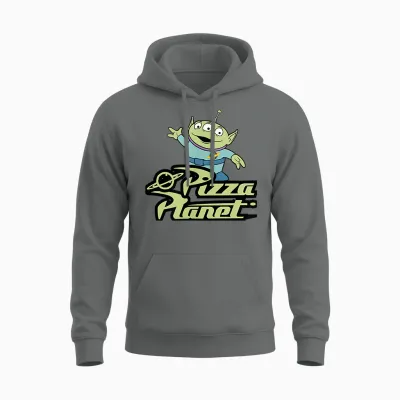 Disney Pixar Toy Story Alien Pizza Planet Classic Unisex Hoodie - Graphite Heather