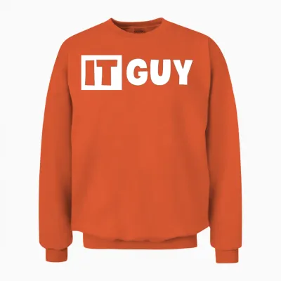 It Guy Funny Information Technology Tech Unisex Sweatshirt - Orange