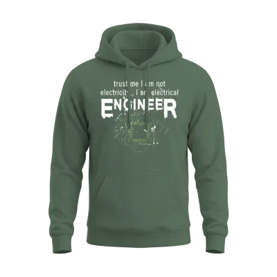 Electrical Engineer Unisex Hoodie - Military Green