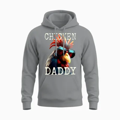 Chicken Daddy Chickens Father Farmer Poultry Farmer Father's Day Unisex Hoodie - Sport Grey
