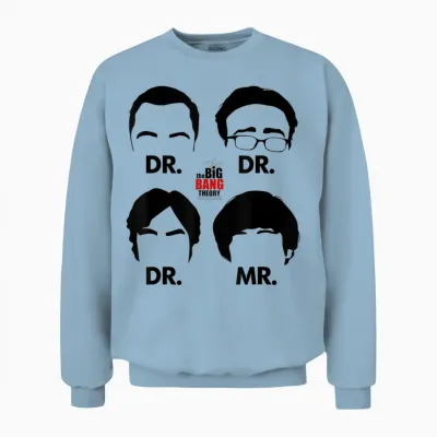 The Big Bang Theory Doctors & Mr Unisex Sweatshirt - Light Blue