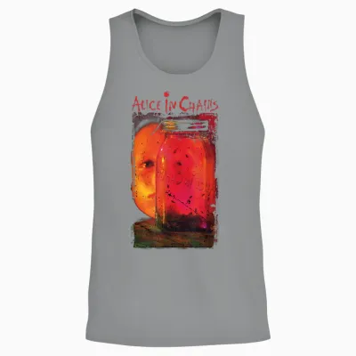 Alice in Chains Pot of Dirt T-Shirt, Black, S Unisex Tank Top - Sport Grey